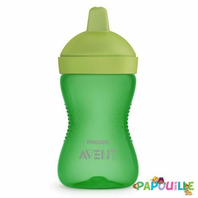 Repas - Tasse d’apprentissage - Tasse à bec dure inversable vert 260 ml avent