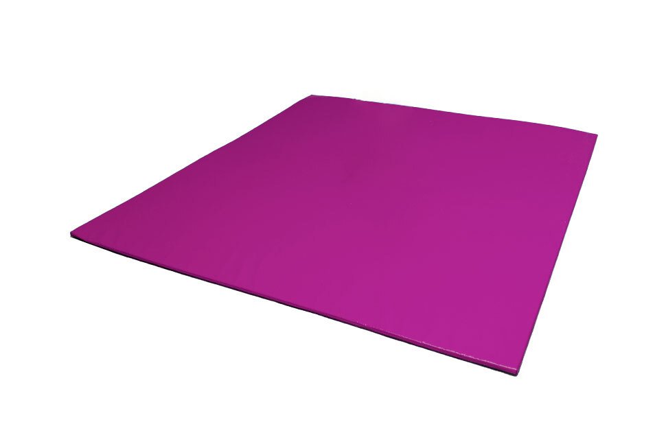 Grande aire d'évolution en mousse pvc 200x200x2cm fuchsia