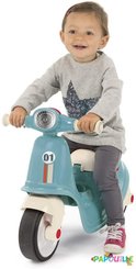 Jeux - Porteurs, Draisiennes, Marcheurs - Porteur scooteur bleu