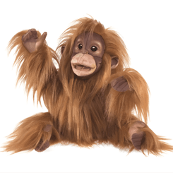 Jeux - Marionnettes, Théâtre  - Grande marionnette - Bébé orang-outan
