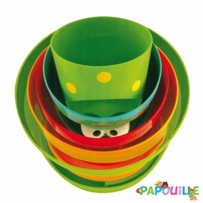 Jouets - Jouets à Empiler ou à Encastrer - Grenouille pyramide