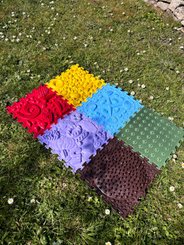 Motricité - Eveil Sensoriels et Tactiles - Tapis puzzle sensoriel / tactile nature