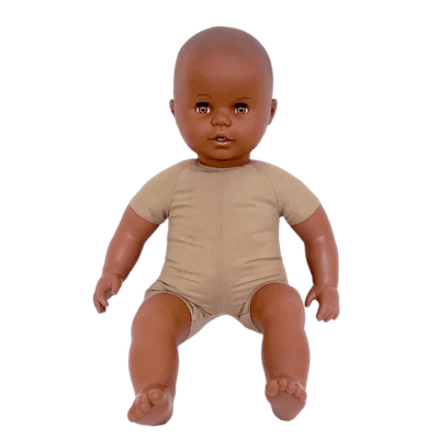 Jouets - Poupons, Peluches et Accessoires - Grand poupon bébé 50 cm Africain