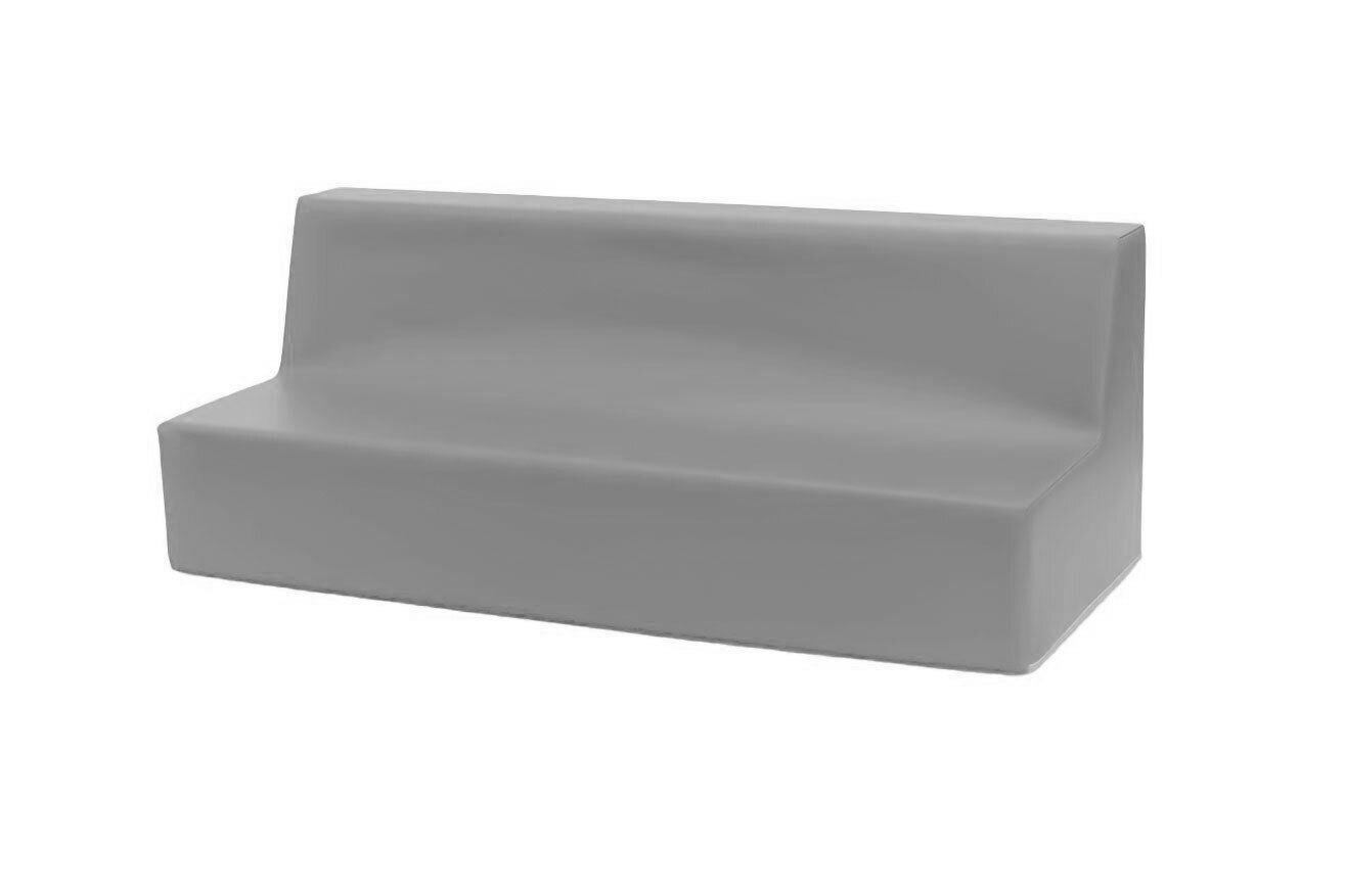 Banquette 2 ou 3 places 32cm gris