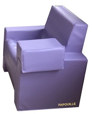 Puériculture - Fauteuils, coussins et accessoires d'allaitement - Fauteuil d'allaitement en mousse pvc avec accoudoirs parme