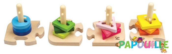 Jouets - Jouets à Empiler ou à Encastrer - Puzzle à boutons créatif pour collectivité