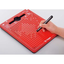 Jouets - Jouets à Empiler ou à Encastrer - Tablette magnétique - Rouge