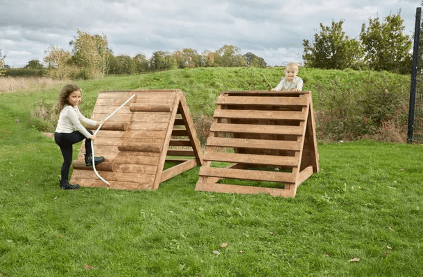 Mobilier - Aire de jeux et structure extérieure - Set de 2 structures d'escalade