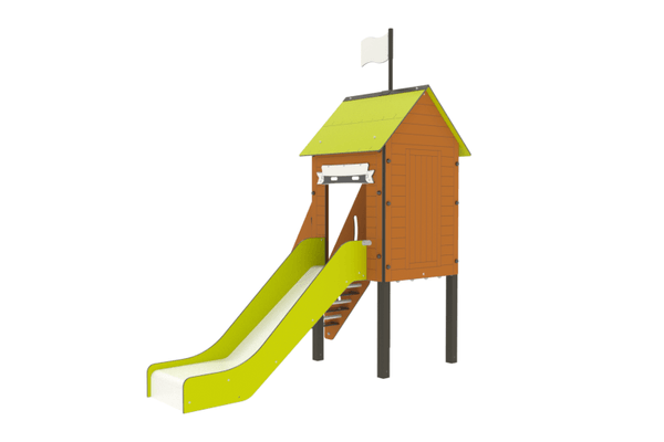 Mobilier - Aire de jeux et structure extérieure - Aire de jeux Pom d'api - Fixations courtes