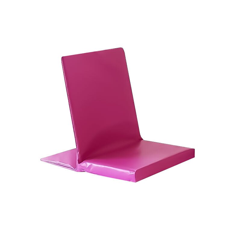 Siège au sol adulte imperméable simili cuir fushia