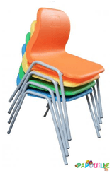 Mobilier - Chaise & fauteuil pour crèche - Chaise empilable clara t0 bleu