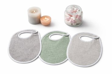 Repas - Bavoir - Bavoirs pressions naissance