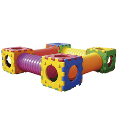 Mobilier - Aire de jeux et structure extérieure - Aire de jeux cubique tunnel 
