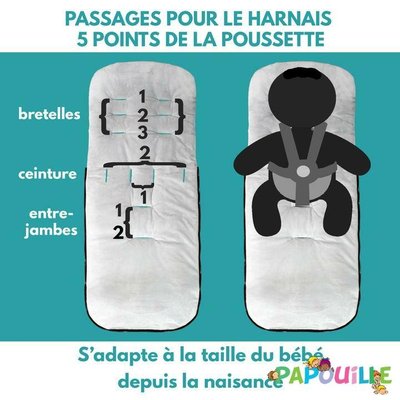 Puériculture - Accessoires de Poussette - Ep // chancelière de poussette universelle