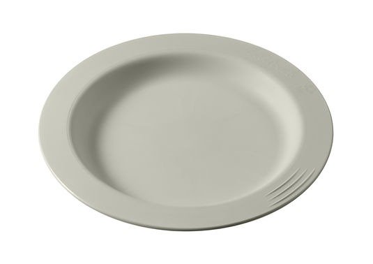 Assiette Matière Végétale -  ø13.4 cm Blanc