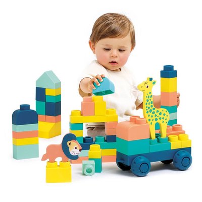 Jouets - Jeux de Construction - Blocs de constructions avec figurines animaux
