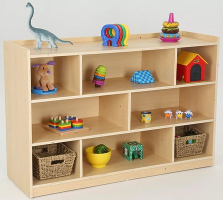 Mobilier - Meuble de rangement scolaire - Armoire à étagères avec dossier