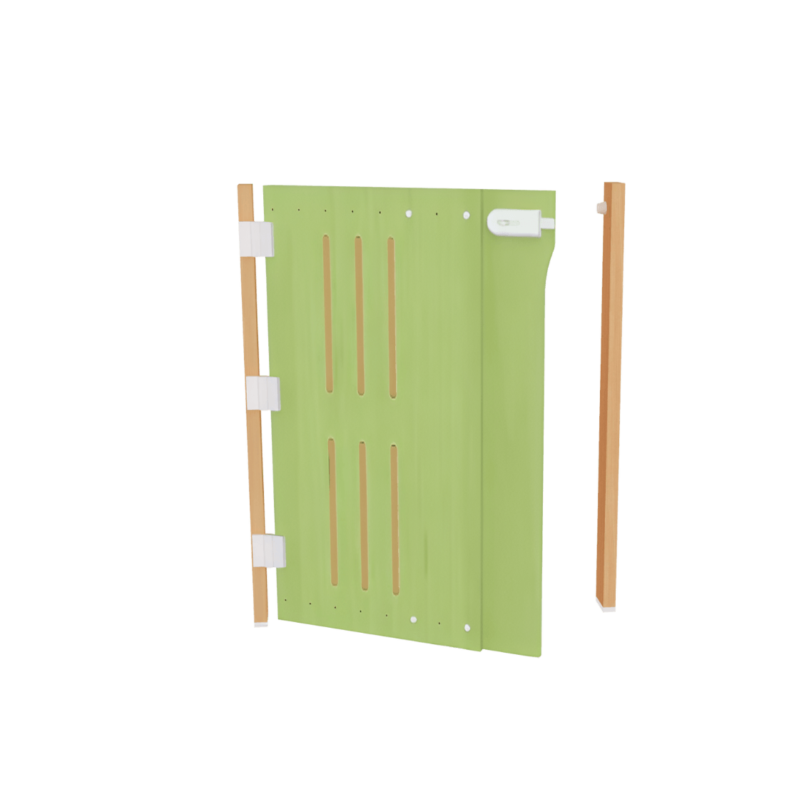 Portillon spécial collectivité extensible 73 - 100 cm gauche - Vert