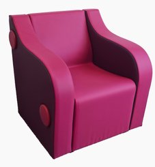 Puériculture - Fauteuils, coussins et accessoires d'allaitement - Fauteuil d'allaitement avec dossier ergonomique Fuchsia
