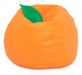 Mobilier - Meuble en mousse et Pouf - Pouf orange
