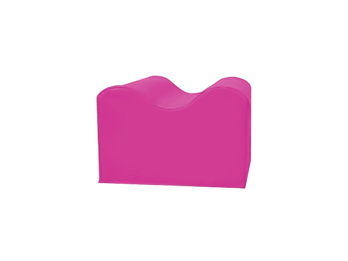 Module petite vague ondulé en mousse fuchsia