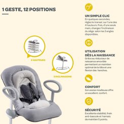 Puériculture - Transat Bébé, Balancelle Bébé - DE // Transat up&down iv -