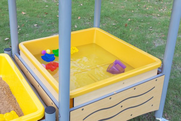Mobilier - Aire de jeux et structure extérieure - Table mobile avec toit en pavillon