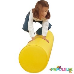 Motricité - Module de Motricité Bébé - Petit module cylindre court en mousse pvc diam. 15 cm x l. 60 cm