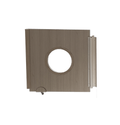 Mobilier - Barrière de séparation & Cloison crèche - Portillon en bois oculus avec roulette sur mesure