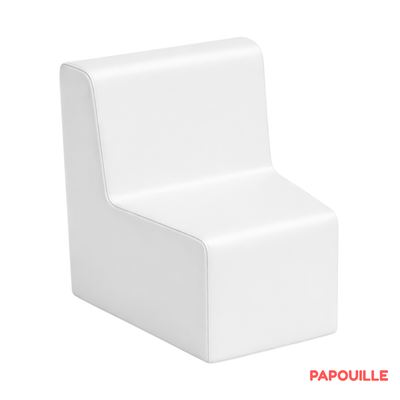 Mobilier - Meuble en mousse et Pouf - Chauffeuse angle 17 cm blanc