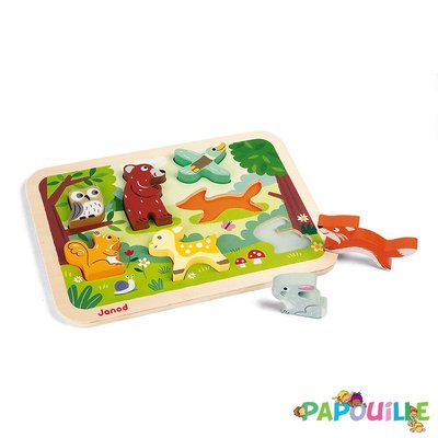 Jeux - Jeux Éducatifs et Puzzle - Puzzle 3d les animaux de la forêt