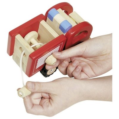 Jouets - Garages, Voitures et Circuits pour Enfant - Camion de pompiers en bois