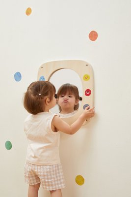 Motricité - Structure et panneaux D'activités - Miroir émotions - 12 Mois +