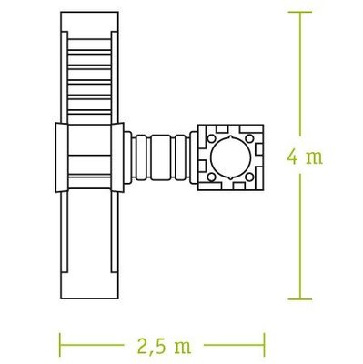 Mobilier - Aire de jeux et structure extérieure - Aire de jeux cubique avec tunnel 