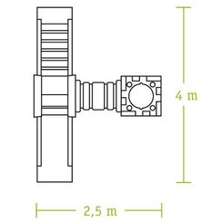 Mobilier - Aire de jeux et structure extérieure - Aire de jeux cubique avec tunnel 