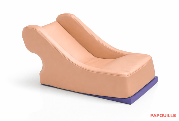 Puériculture - Transat Bébé, Balancelle Bébé - Transat confort en mousse pvc abricot