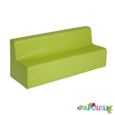 Mobilier - Meuble en mousse et Pouf - Banquette 2 ou 3 places 32cm vert