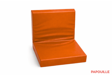Mobilier - Tabouret et Assise au sol - Siège assise au sol individuelle sans armature orange