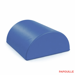 Motricité - Module de Motricité Bébé - Module bloc demi 1/2 rond en mousse pvc h.23cm bleu roi