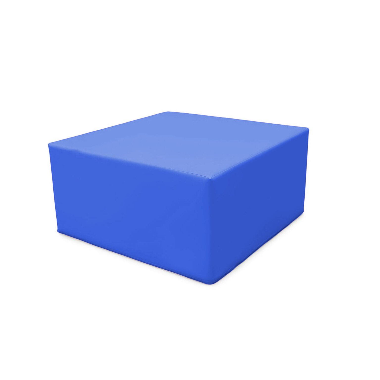 Module bloc carre en mousse pvc h.23cm bleu