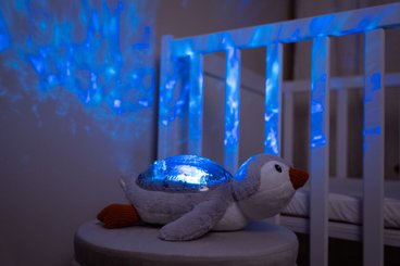 Couchage - Mobile de Lit Bébé et Veilleuse - Veilleuse pingouin - Musicale
