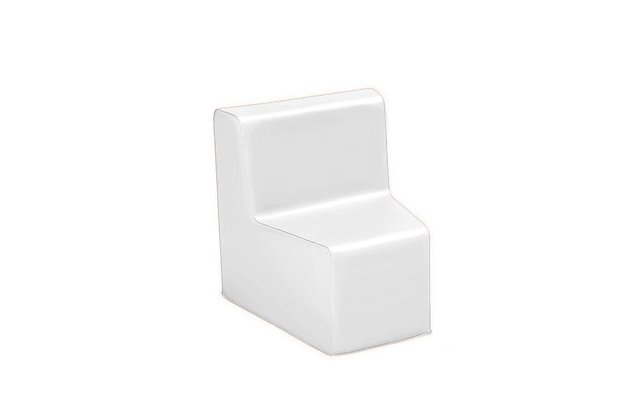 Mobilier - Meuble en mousse et Pouf - Chauffeuse angle 17 cm blanc