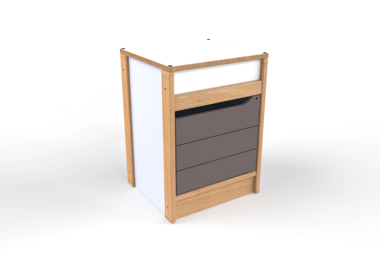 Meuble de rangement de cuisine pour enfants - Naturel
