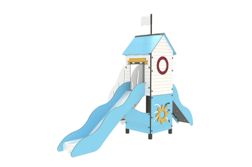 Mobilier - Aire de jeux et structure extérieure - Structure de jeux Mer Tonnerre - Fixations courtes