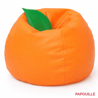 Mobilier - Meuble en mousse et Pouf - Pouf orange