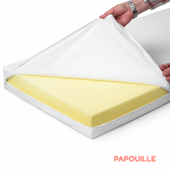 Couchage - Matelas Enfant, Plan incliné et Literie Bébé - Housse de rechange matelas imperméable 60 x 120 x 5 cm