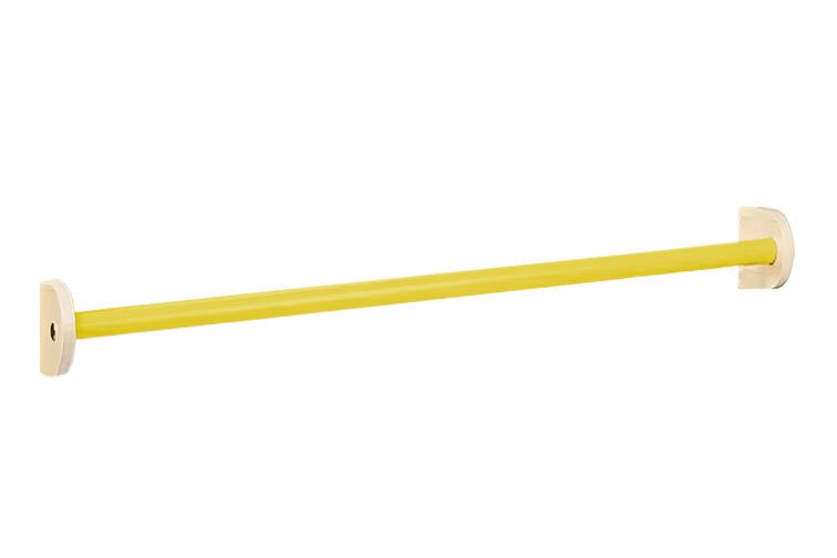 Barre de soutien en bois jaune