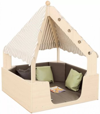 Mobilier - Cabane enfant - Petite maison confortable d'intérieur avec tapis de sol