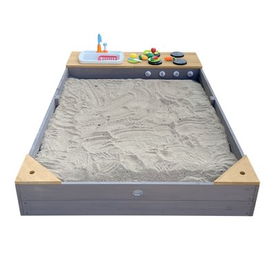 Jeux - Bac à Sable et Accessoires  - Bac à sable avec banc et jeux de cuisine