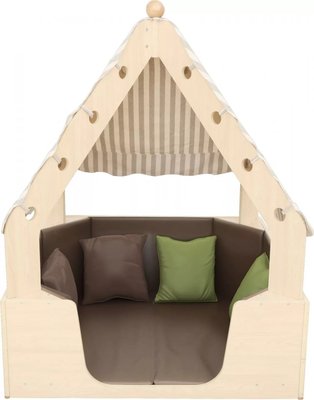 Mobilier - Cabane enfant - Petite maison confortable d'intérieur avec tapis de sol
